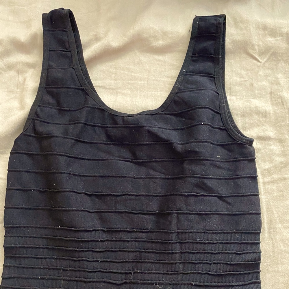 LBD Body hugging mini black dress